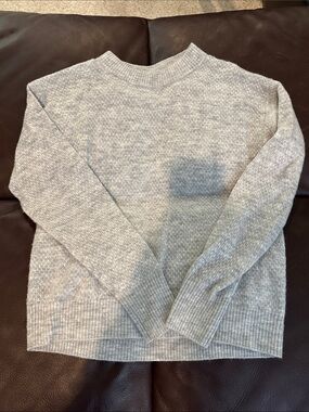 Quince Crewneck Sweater in Light Gray